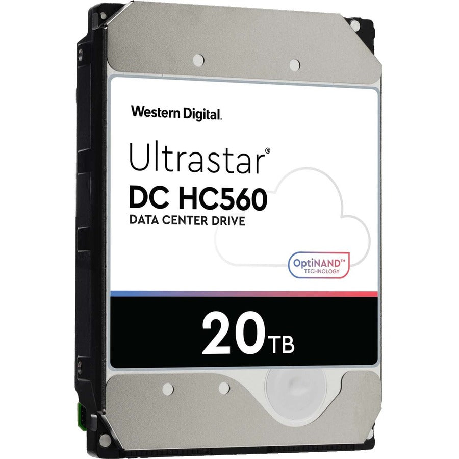 WD Ultrastar DC HC560 WUH722020BL5201 20 TB Hard Drive - 3.5" Internal - SAS (12Gb/s SAS) - Conventional Magnetic Recording (CMR) Method 0F38651