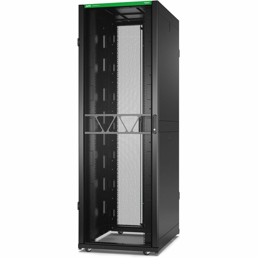 APC by Schneider Electric NetShelter SX Server Rack Gen 2, 48U, 2258H x 750W x 1070D mm, with Sides, Black AR3157B2