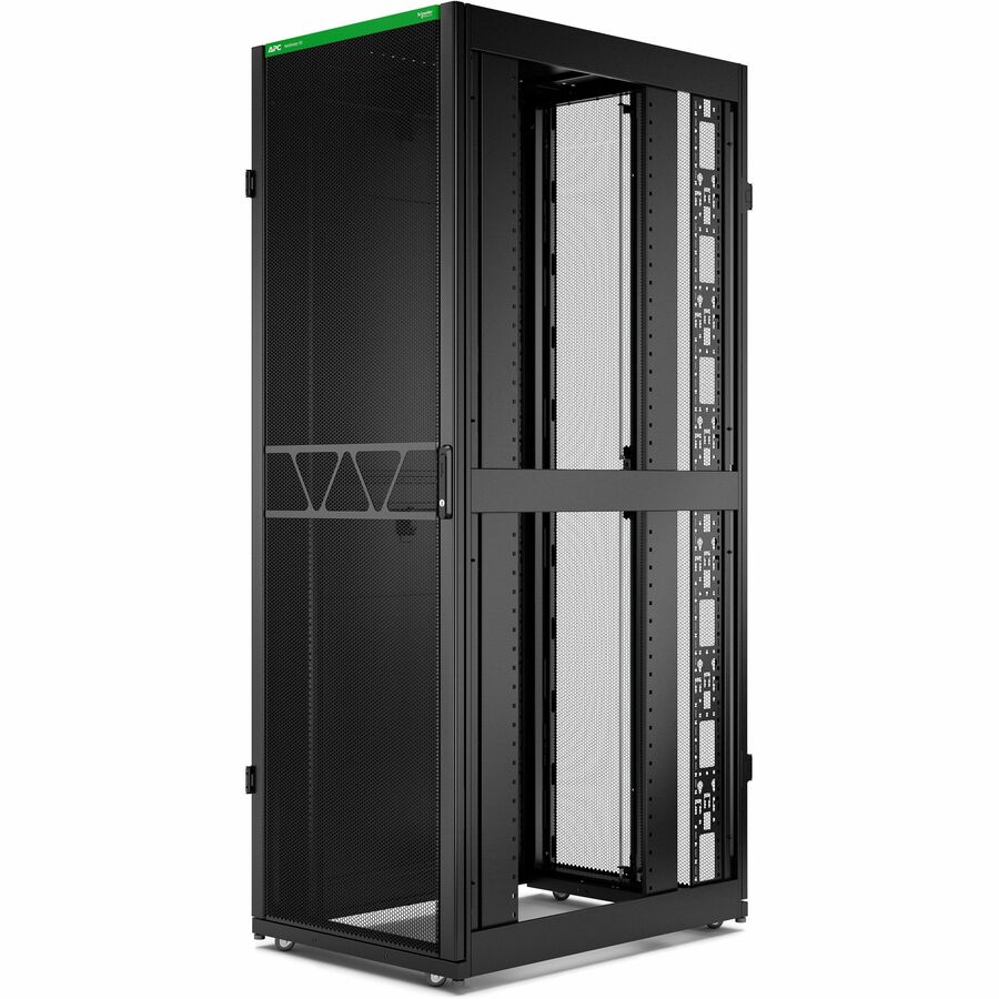 APC by Schneider Electric NetShelter SX Server Rack Gen 2, 48U, 2258H x 750W x 1070D mm, with Sides, Black AR3157B2