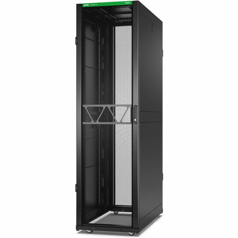 APC by Schneider Electric NetShelter SX Server Rack Gen 2, 45U, 2124H x 600W x 1200D mm, with Sides, Black AR3305B2