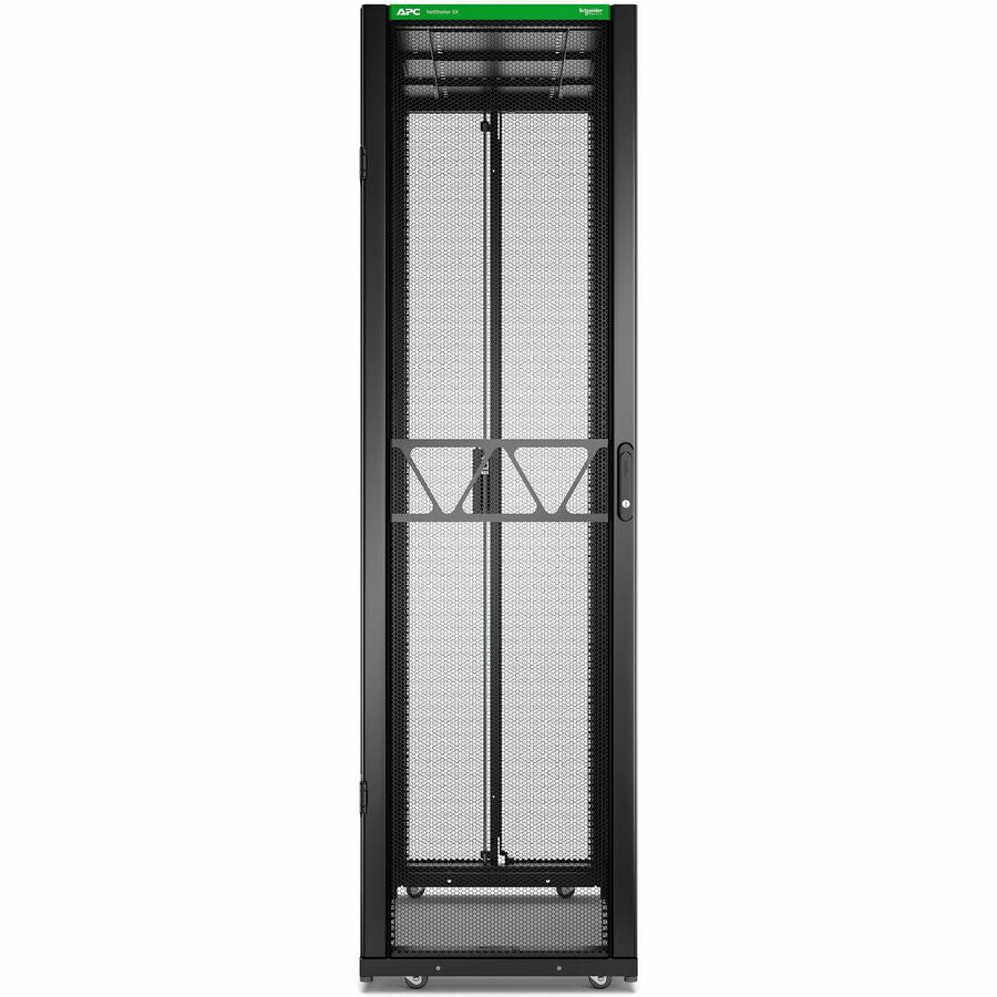 APC by Schneider Electric NetShelter SX Server Rack Gen 2, 45U, 2124H x 600W x 1200D mm, with Sides, Black AR3305B2