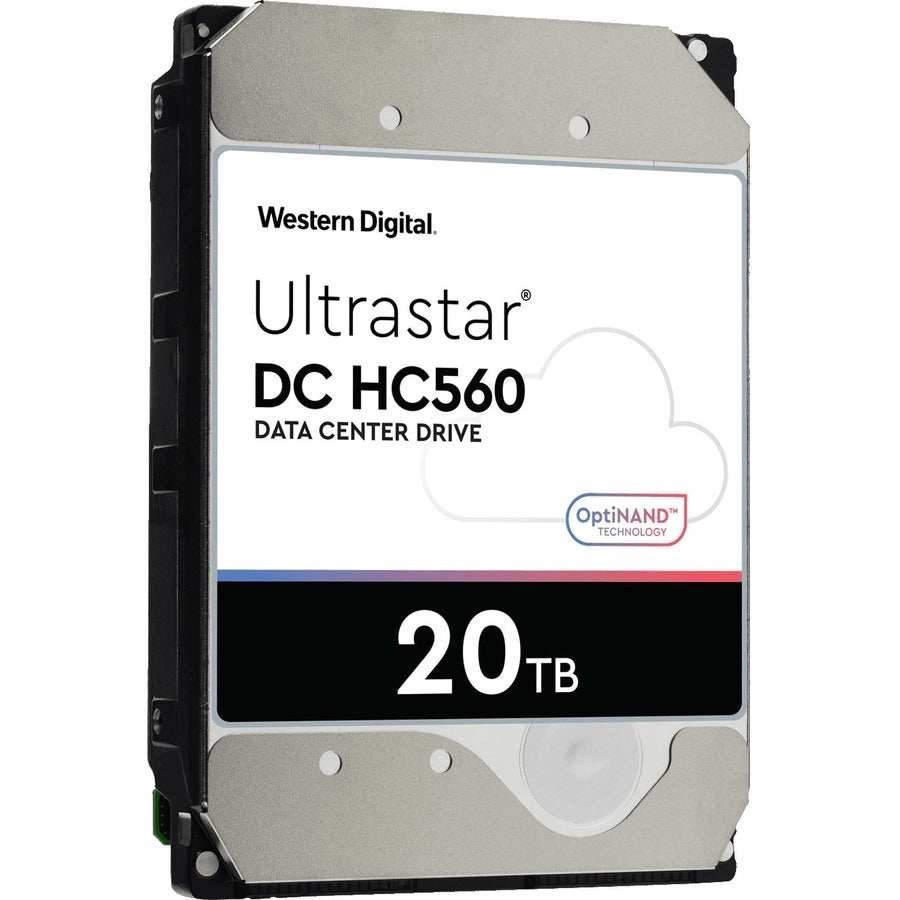 WD Ultrastar DC HC560 WUH722020ALE6L1 20 TB Hard Drive - 3.5" Internal - SATA (SATA/600) - Conventional Magnetic Recording (CMR) Method 0F38754