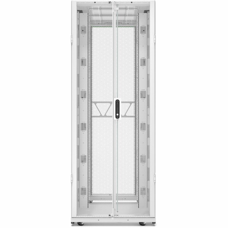 APC by Schneider Electric NetShelter SX Server Rack Gen 2, 42U, 1991H x 750W x 1200D mm, with Sides, White AR3350W2