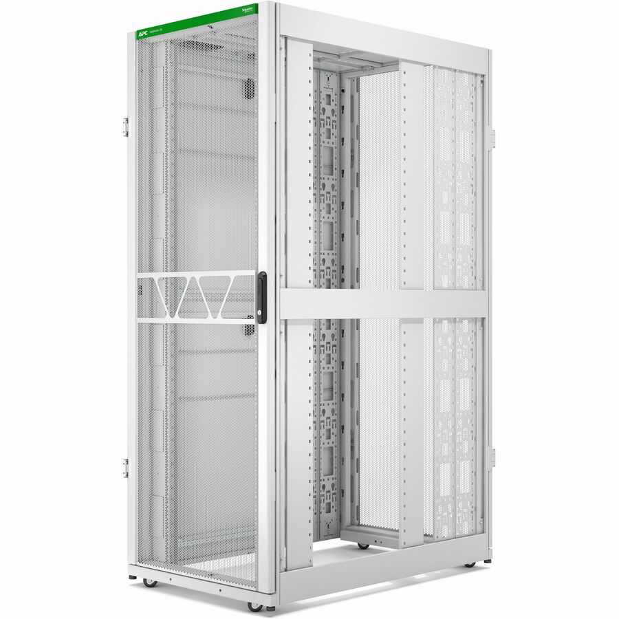 APC by Schneider Electric NetShelter SX Server Rack Gen 2, 42U, 1991H x 750W x 1200D mm, with Sides, White AR3350W2