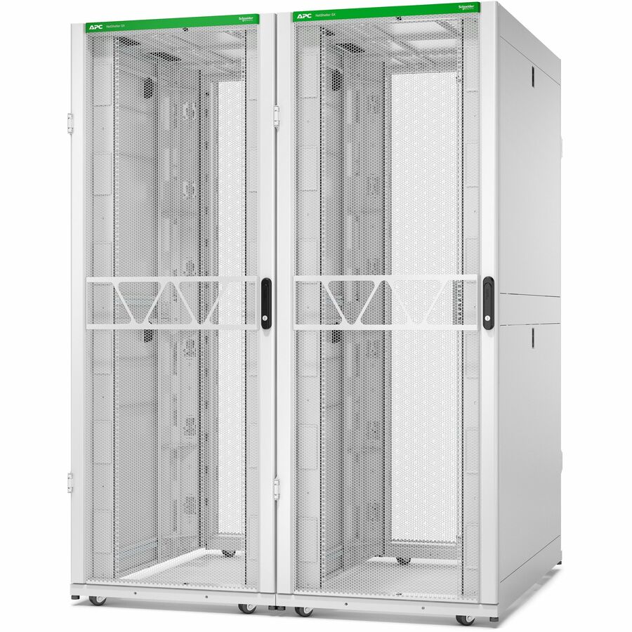 APC by Schneider Electric NetShelter SX Server Rack Gen 2, 42U, 1991H x 750W x 1200D mm, with Sides, White AR3350W2