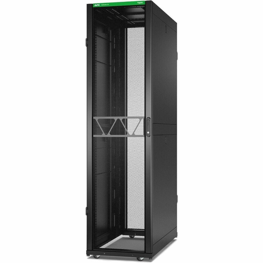 APC by Schneider Electric NetShelter SX Server Rack Gen 2, 48U, 2258H x 600W x 1200D mm, with Sides, Black AR3307B2