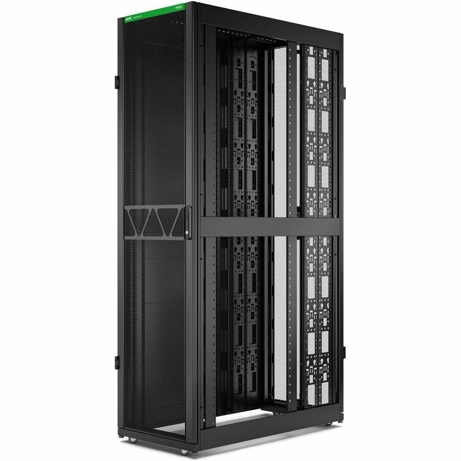 APC by Schneider Electric NetShelter SX Server Rack Gen 2, 48U, 2258H x 600W x 1200D mm, with Sides, Black AR3307B2