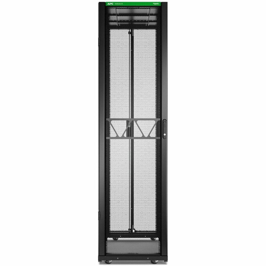 APC by Schneider Electric NetShelter SX Server Rack Gen 2, 48U, 2258H x 600W x 1200D mm, with Sides, Black AR3307B2