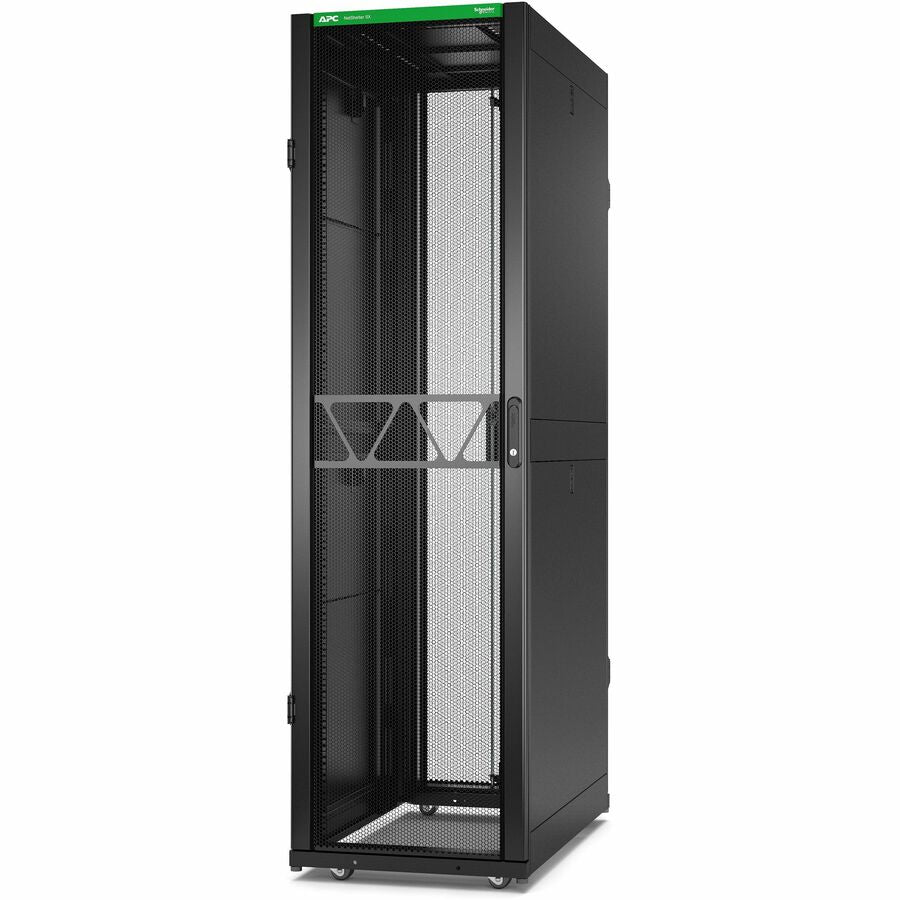 APC by Schneider Electric NetShelter SX Server Rack Gen 2, 45U, 2124H x 600W x 1070D mm, with Sides, Black AR3105B2