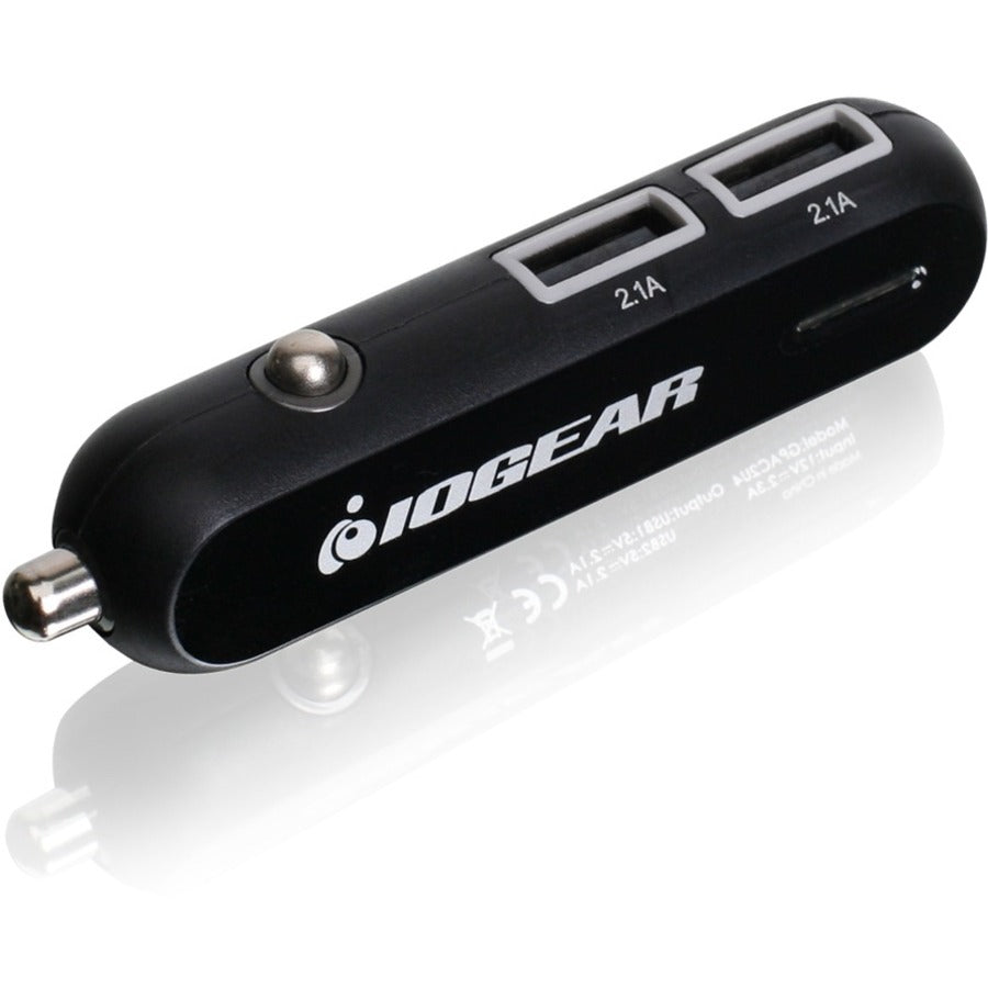 IOGEAR Dual USB car charger w/4.2A output GPAC2U4