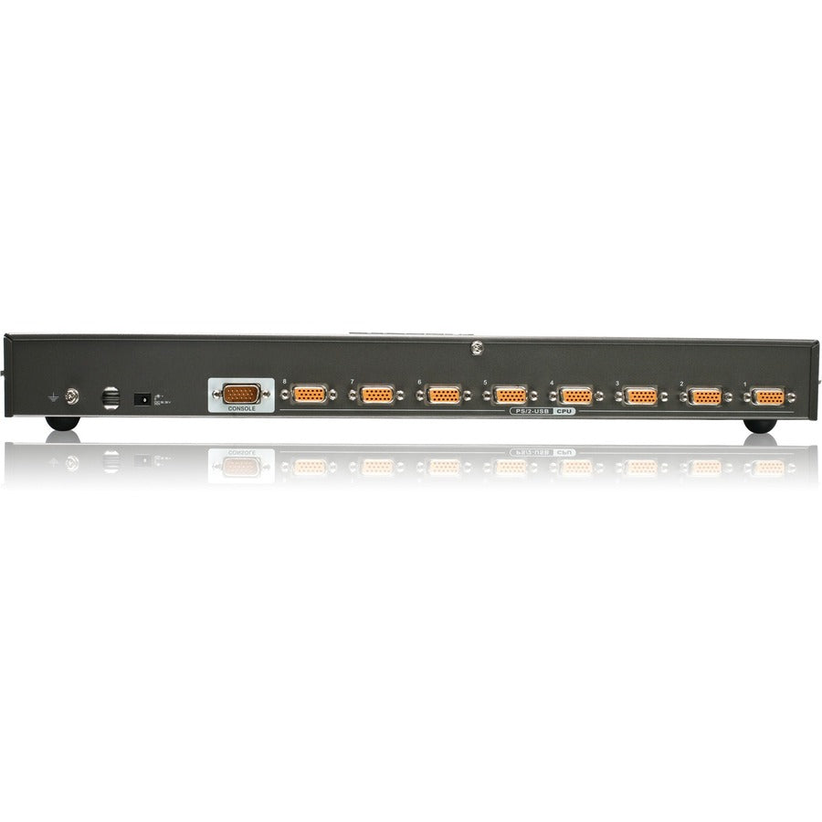 IOGEAR 8-Port USB PS/2 Combo VGA KVM Switch with USB KVM Cables GCS1808KITUTAA