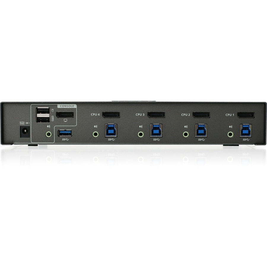 IOGEAR 4-Port DisplayPort KVMP Switch with USB 3.0 Hub (TAA Compliant) GCS1904