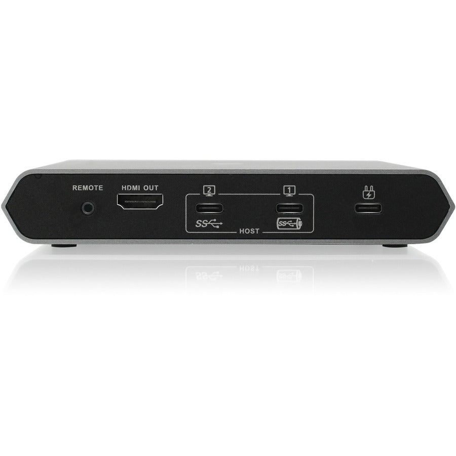 IOGEAR Access Pro 2-Port USB-C KVM Switch with Power Delivery (TAA Compliant) GUD3C04