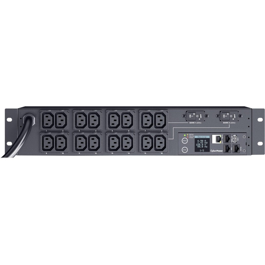 CyberPower CyberPower PDU31007 Single Phase 200 - 240 VAC 30A Monitored PDU PDU31007