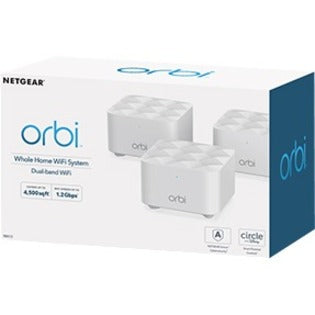 Netgear Orbi RBK13 Wi-Fi 5 IEEE 802.11ac Ethernet Wireless Router RBK13-100CNS