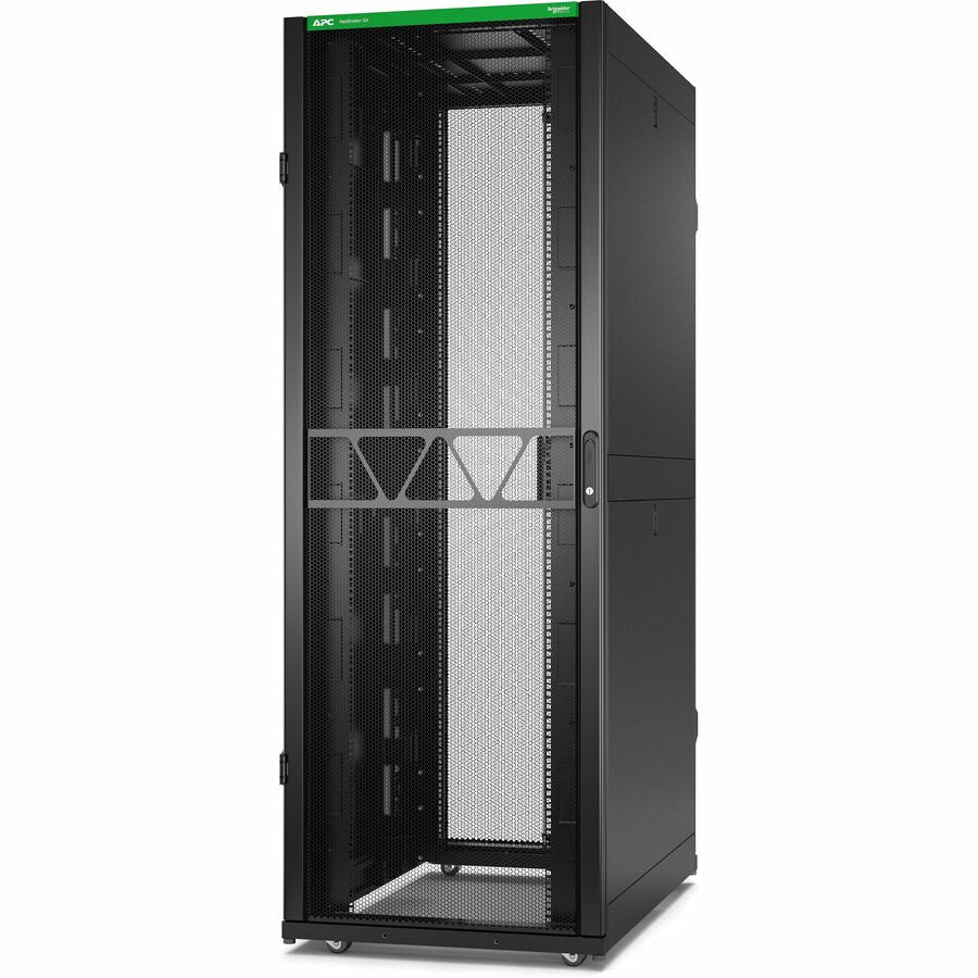 APC by Schneider Electric NetShelter SX Server Rack Gen 2, 45U, 2124H x 750W x 1200D mm, with Sides, Black AR3355B2