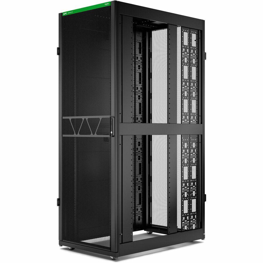 APC by Schneider Electric NetShelter SX Server Rack Gen 2, 45U, 2124H x 750W x 1200D mm, with Sides, Black AR3355B2