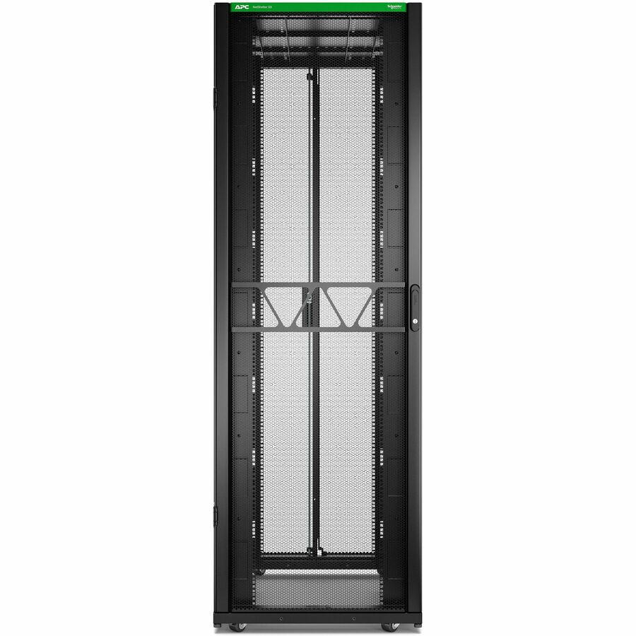 APC by Schneider Electric NetShelter SX Server Rack Gen 2, 48U, 2258H x 750W x 1200D mm, with Sides, Black AR3357B2