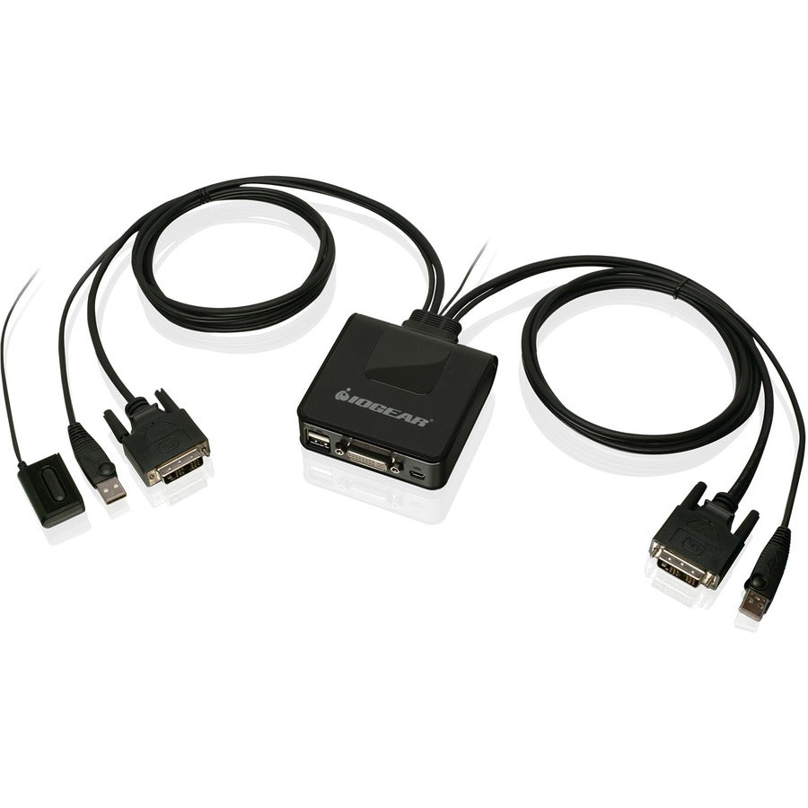 IOGEAR 2-Port USB DVI Cable KVM Switch GCS922U