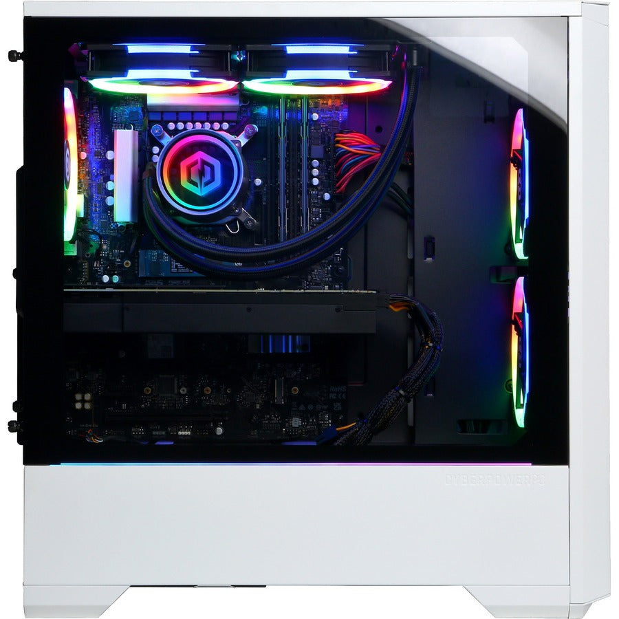 CyberPowerPC Gamer Supreme SLC10780CPGV3 Gaming Desktop Computer - Intel Core i9 13th Gen i9-13900KF - 32 GB - 1 TB HDD - 2 TB SSD - Mid-tower - White SLC10780CPGV3