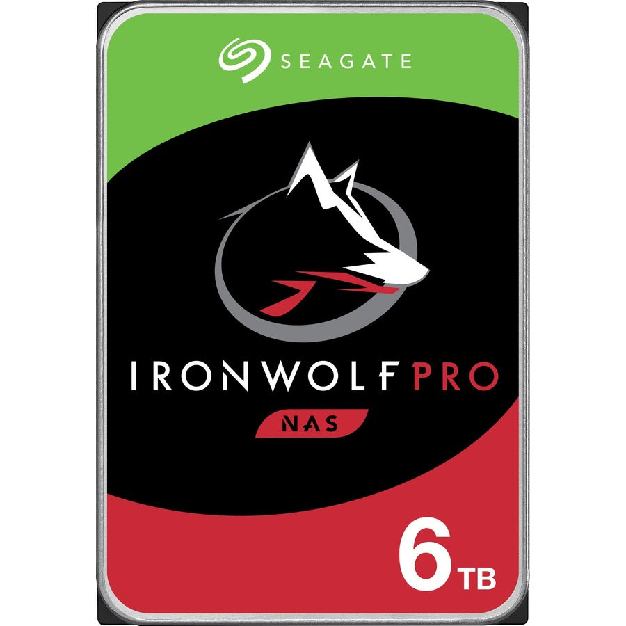 Seagate IronWolf Pro ST6000NE0023 6 TB Hard Drive - 3.5" Internal - SATA (SATA/600) - Conventional Magnetic Recording (CMR) Method ST6000NE0023