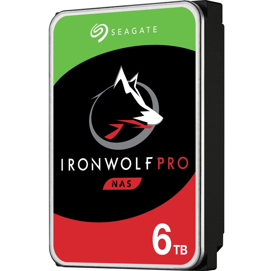 Seagate IronWolf Pro ST6000NE0023 6 TB Hard Drive - 3.5" Internal - SATA (SATA/600) - Conventional Magnetic Recording (CMR) Method ST6000NE0023