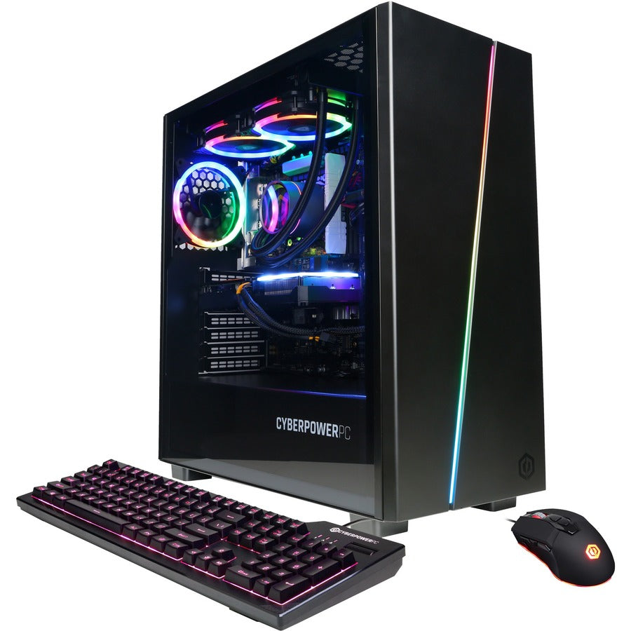 CyberPowerPC Gamer Supreme SLC10000CPGV11 Gaming Desktop Computer - Intel Core i7 13th Gen i7-13700KF - 16 GB - 2 TB SSD - Black SLC10000CPGV11