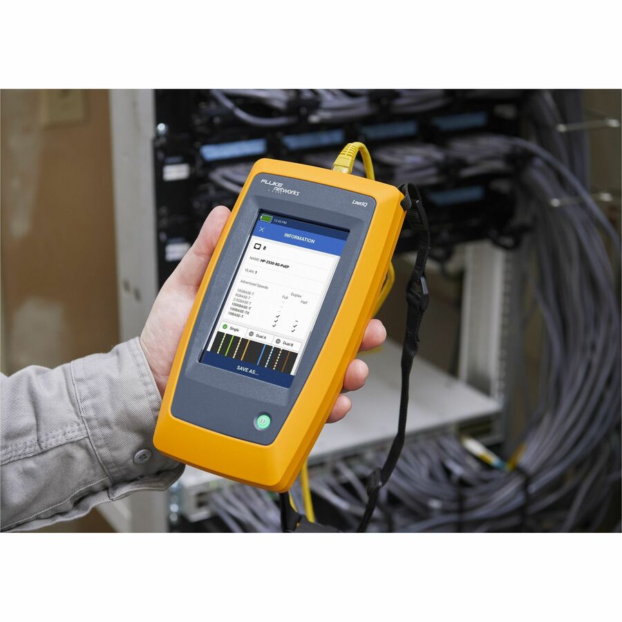 Fluke Networks LinkIQ Industrial Ethernet Cable+Network Tester LIQ-100-IE