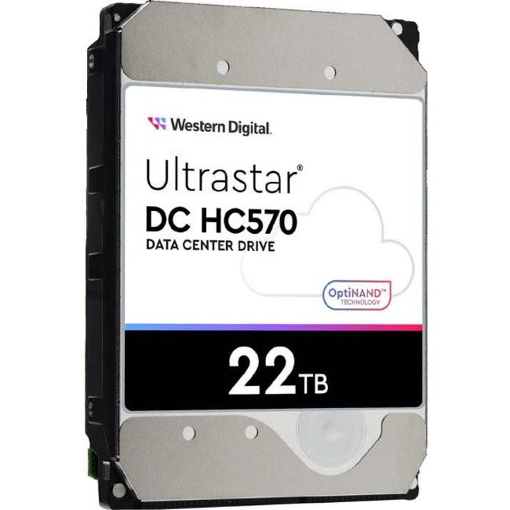 WD Ultrastar DC HC570 WUH722222AL5201 22 TB Hard Drive - 3.5" Internal - SAS (12Gb/s SAS) - Conventional Magnetic Recording (CMR) Method 0F48051