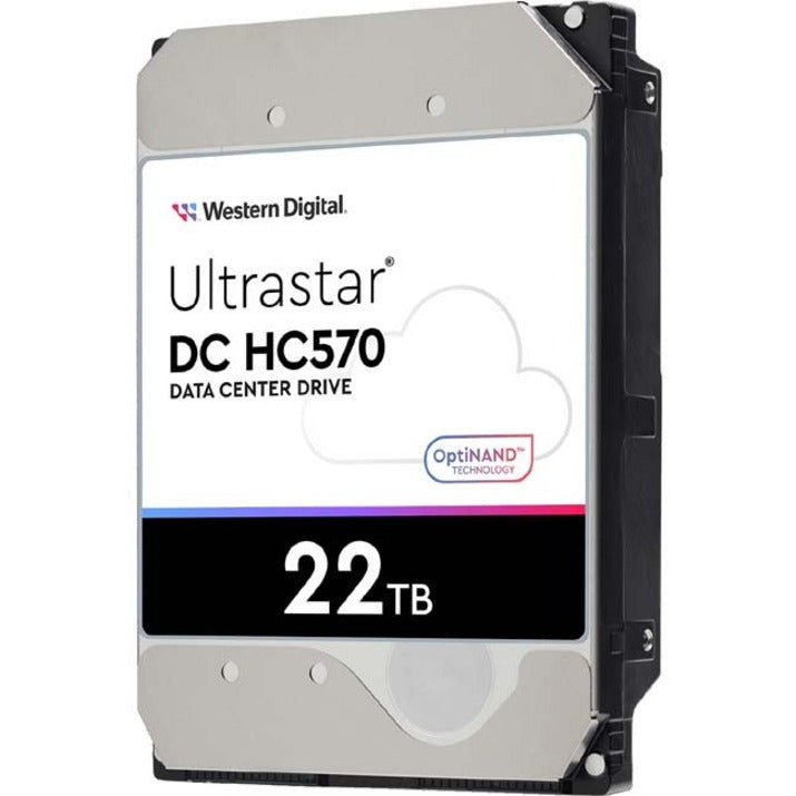 WD Ultrastar DC HC570 WUH722222AL5201 22 TB Hard Drive - 3.5" Internal - SAS (12Gb/s SAS) - Conventional Magnetic Recording (CMR) Method 0F48051