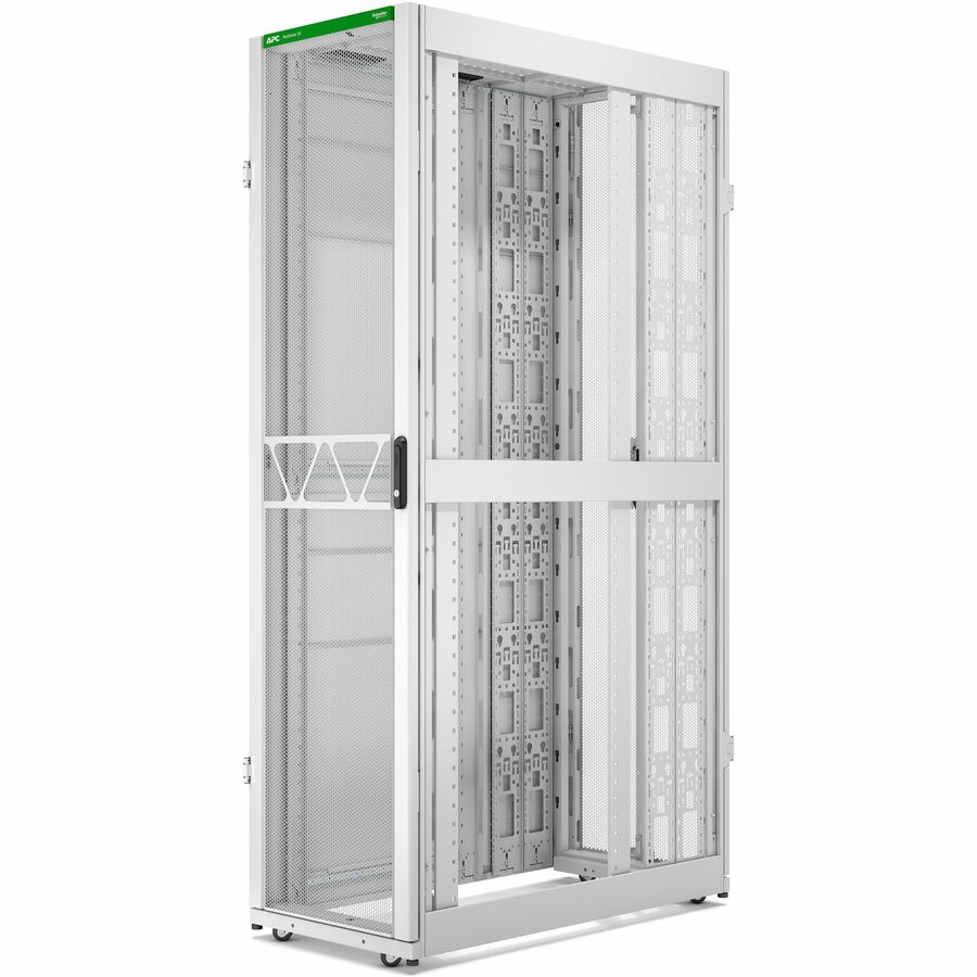 APC by Schneider Electric NetShelter SX Server Rack Gen 2, 48U, 2258H x 600W x 1200D mm, with Sides, White AR3307W2