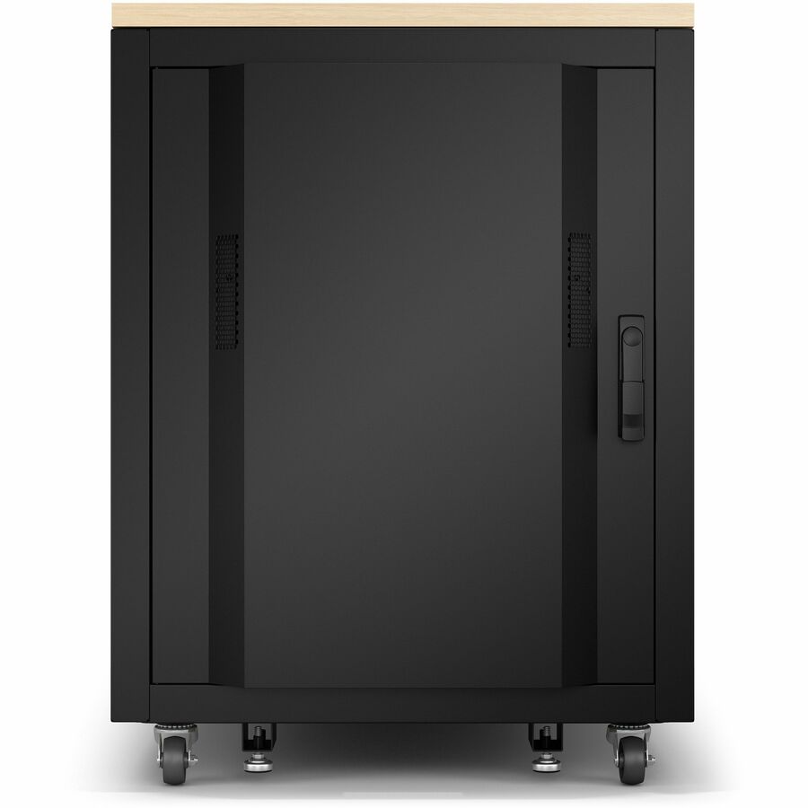 APC by Schneider Electric NetShelter Soundproof, 17U, Server Rack Enclosure, 120V, Maple AR4017A