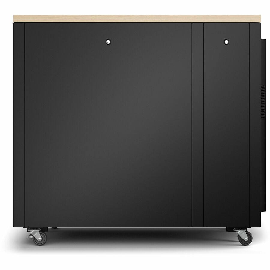 APC by Schneider Electric NetShelter Soundproof, 17U, Server Rack Enclosure, 120V, Maple AR4017A