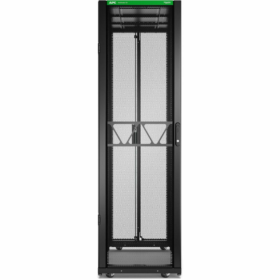 APC by Schneider Electric NetShelter SX Server Rack Gen 2, 42U, 1991H x 600W x 1200D mm, with Sides, Black AR3300B2