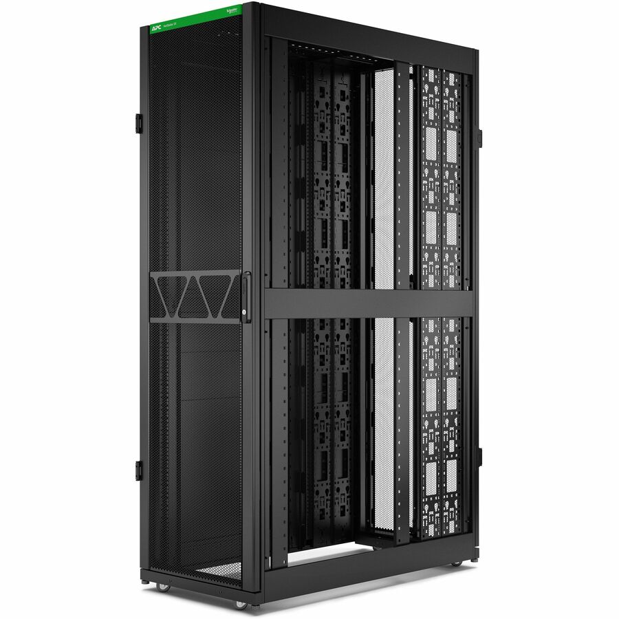 APC by Schneider Electric NetShelter SX Server Rack Gen 2, 42U, 1991H x 600W x 1200D mm, with Sides, Black AR3300B2