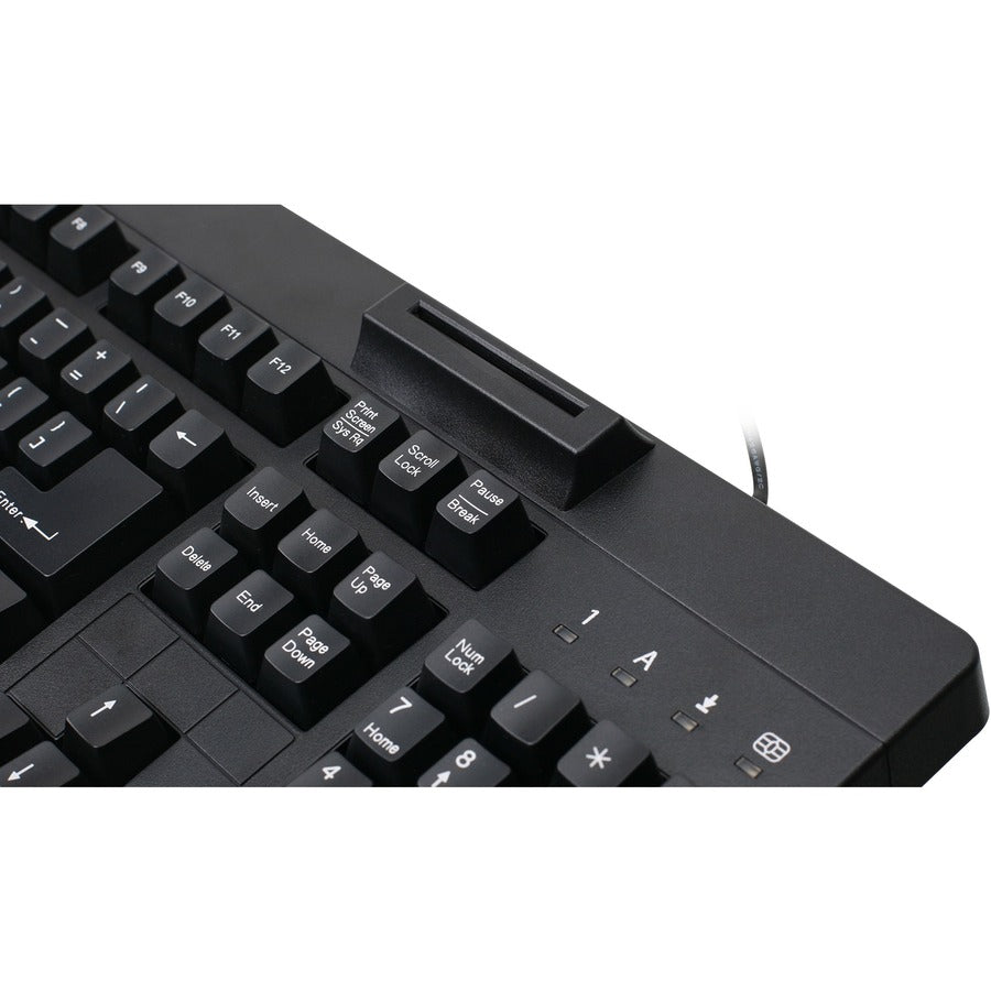 IOGEAR Integrated Keyboard/CAC Reader GKBSR202TAA