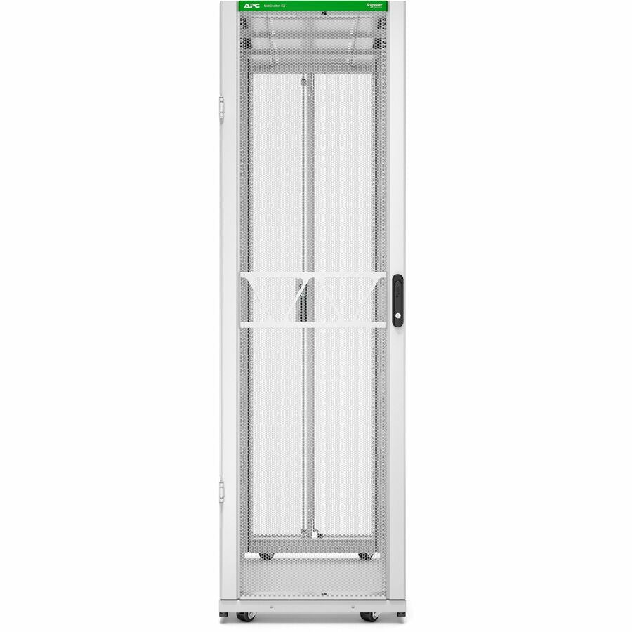 APC by Schneider Electric NetShelter SX Server Rack Gen 2, 42U, 1991H x 600W x 1200D mm, with Sides, White AR3300W2