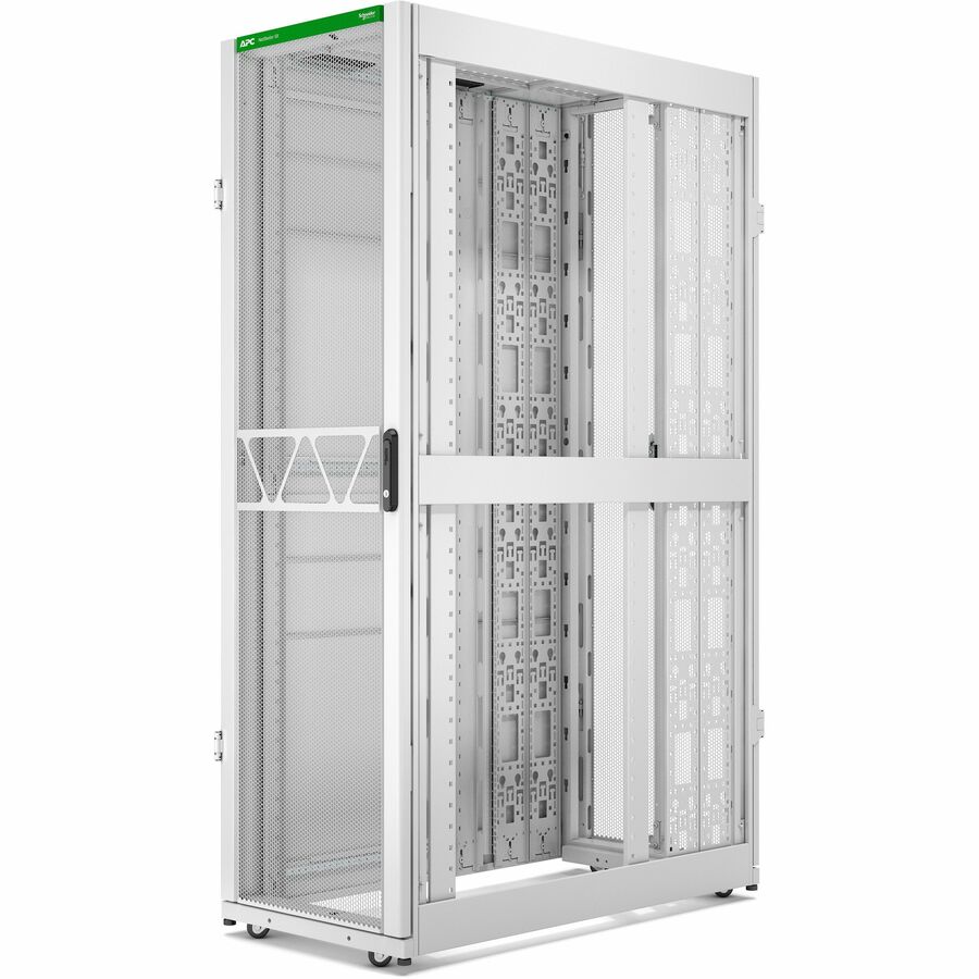 APC by Schneider Electric NetShelter SX Server Rack Gen 2, 42U, 1991H x 600W x 1200D mm, with Sides, White AR3300W2