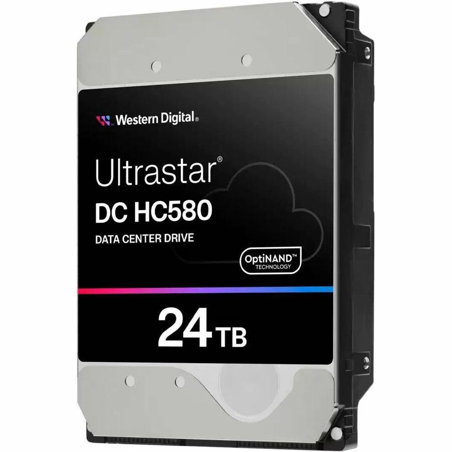 WD Ultrastar DC HC580 0F62802 24 TB Hard Drive - 3.5" Internal - SAS (12Gb/s SAS) - Conventional Magnetic Recording (CMR) Method 0F62802