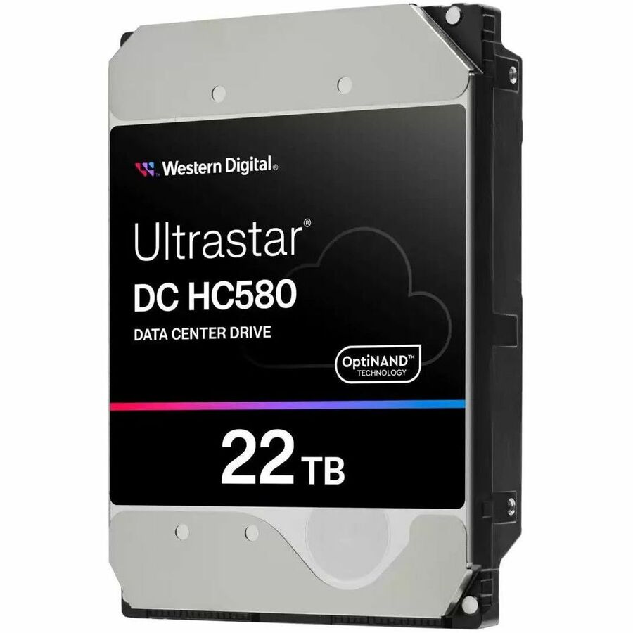 WD Ultrastar DC HC580 0F62791 22 TB Hard Drive - 3.5" Internal - SAS - Conventional Magnetic Recording (CMR) Method 0F62791