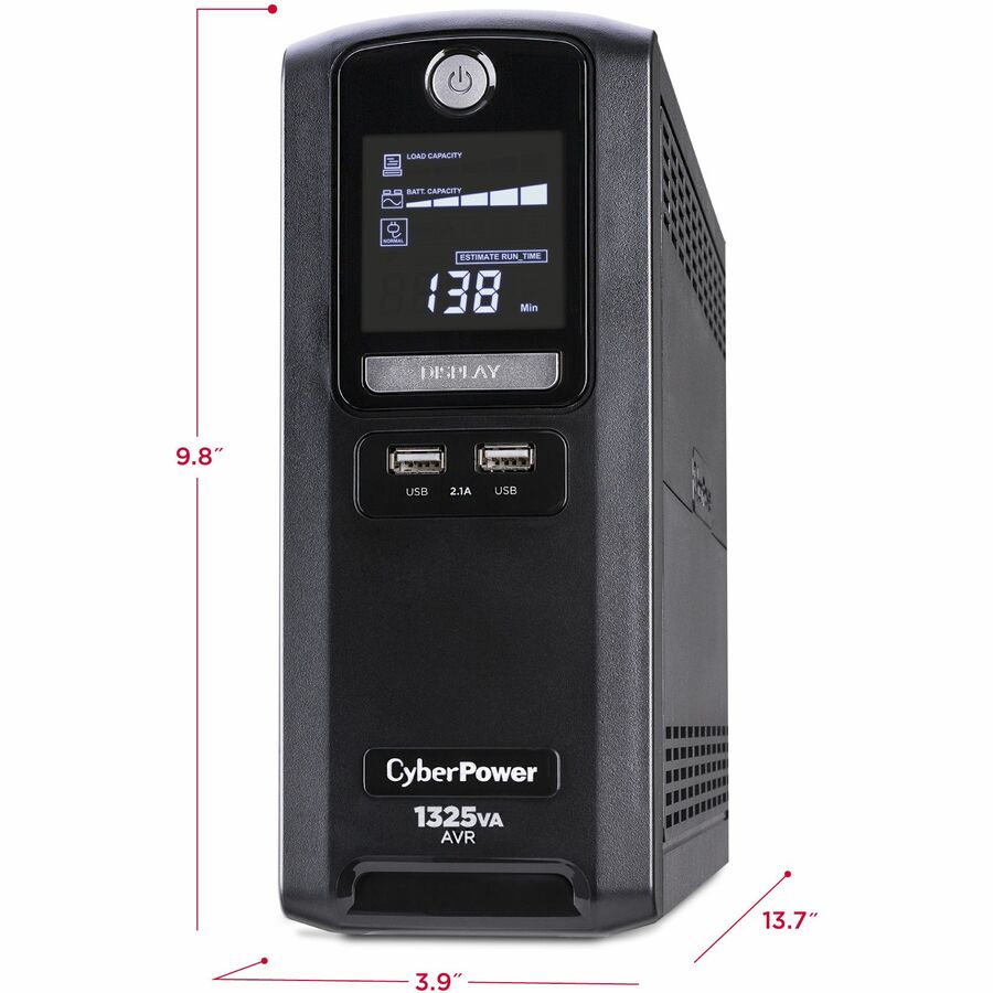 CyberPower UPS Systems LX1325GU PC Battery Backup -  Capacity: 1325 VA / 810 W LX1325GU