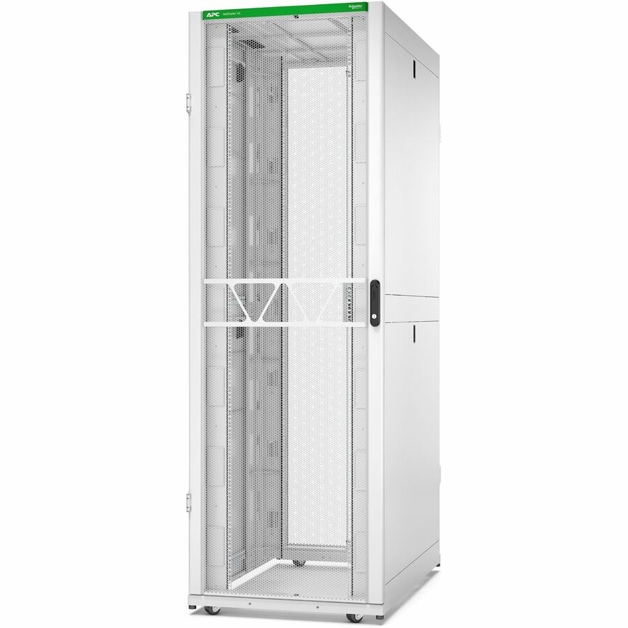 APC by Schneider Electric NetShelter SX Server Rack Gen 2, 48U, 2258H x 750W x 1200D mm, with Sides, White AR3357W2