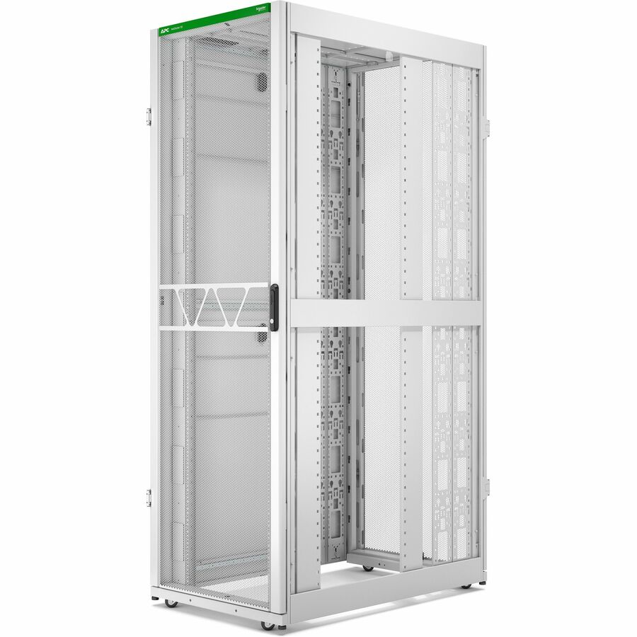 APC by Schneider Electric NetShelter SX Server Rack Gen 2, 48U, 2258H x 750W x 1200D mm, with Sides, White AR3357W2