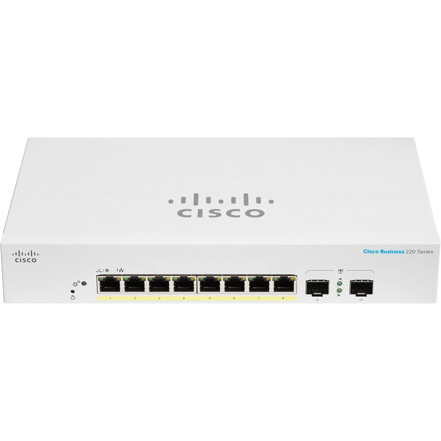 Cisco Business CBS220-8P-E-2G Ethernet Switch CBS220-8P-E-2G-NA