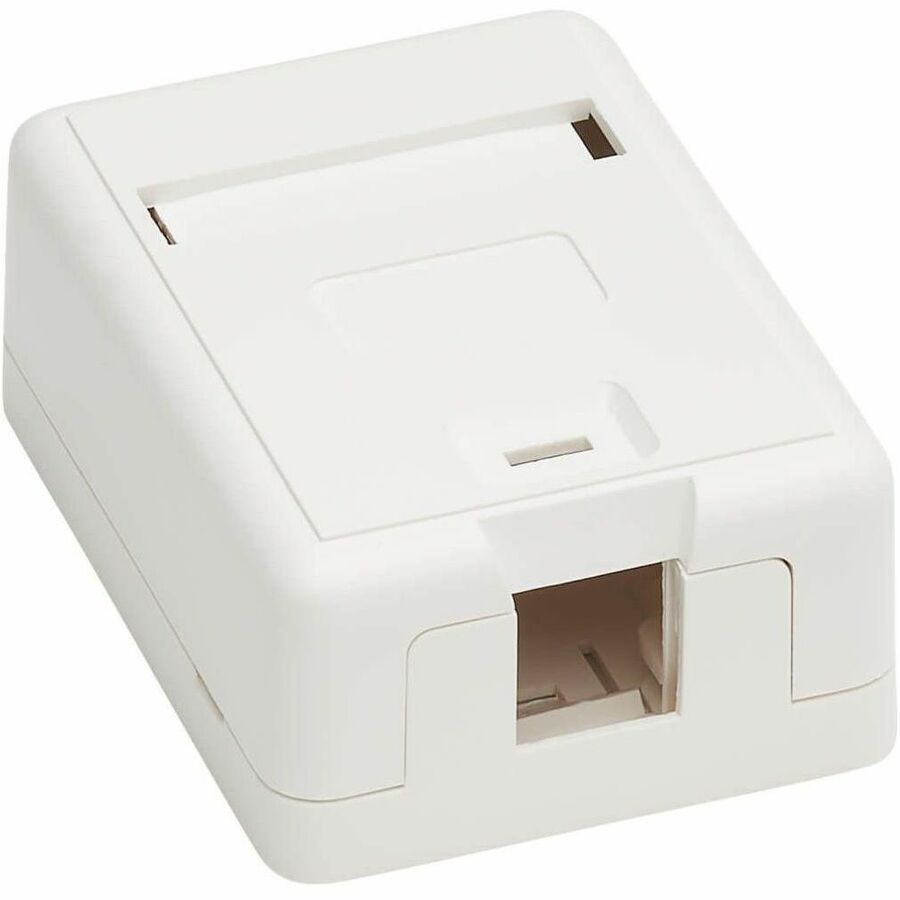 Tripp Lite by Eaton Surface-Mount Box for Keystone Jack - 1 Port, White N082-001-WH