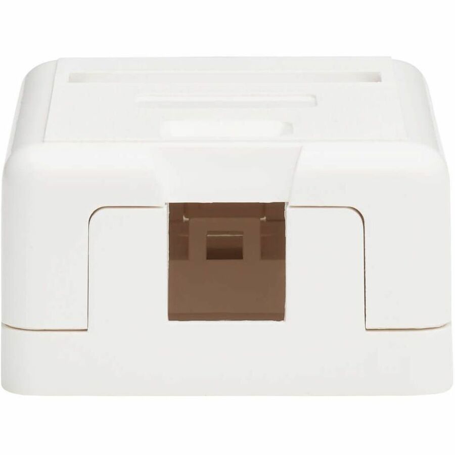 Tripp Lite by Eaton Surface-Mount Box for Keystone Jack - 1 Port, White N082-001-WH