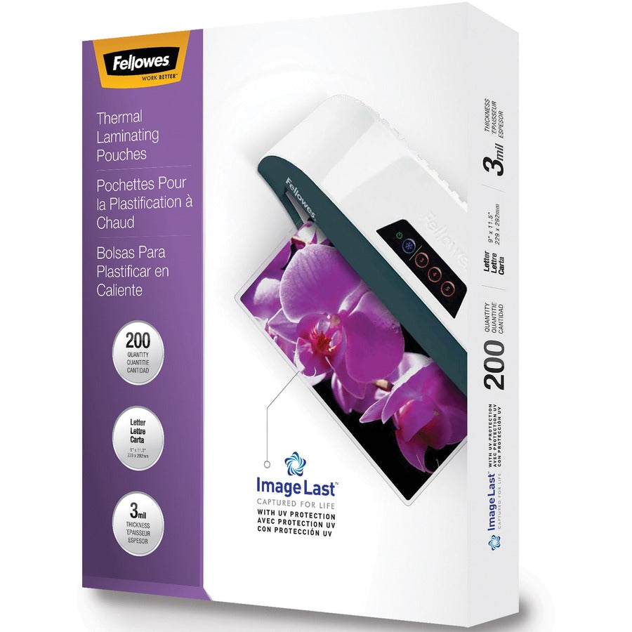 Fellowes ImageLast Jam-Free Thermal Laminating Pouches 5244101