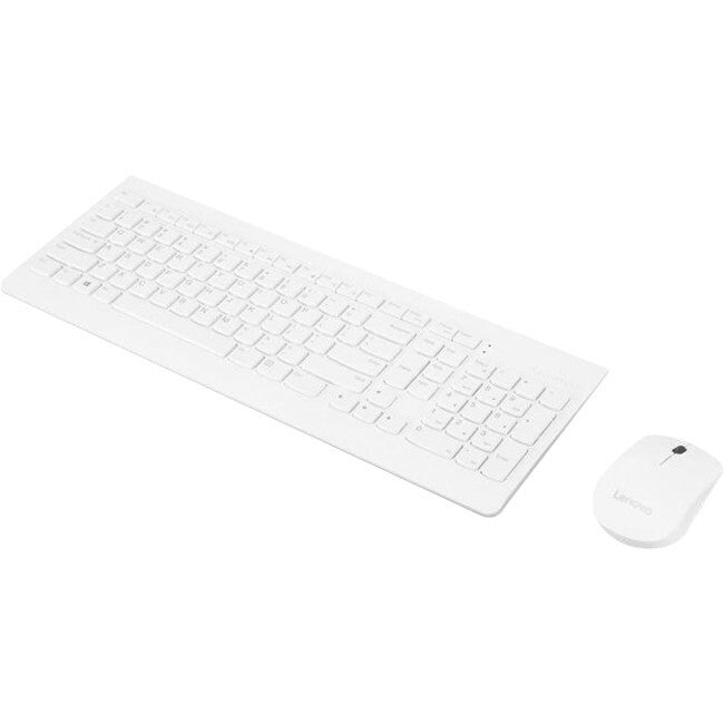 Lenovo 510 Wireless Combo Keyboard & Mouse (White) - US English (103P) GX30W75336