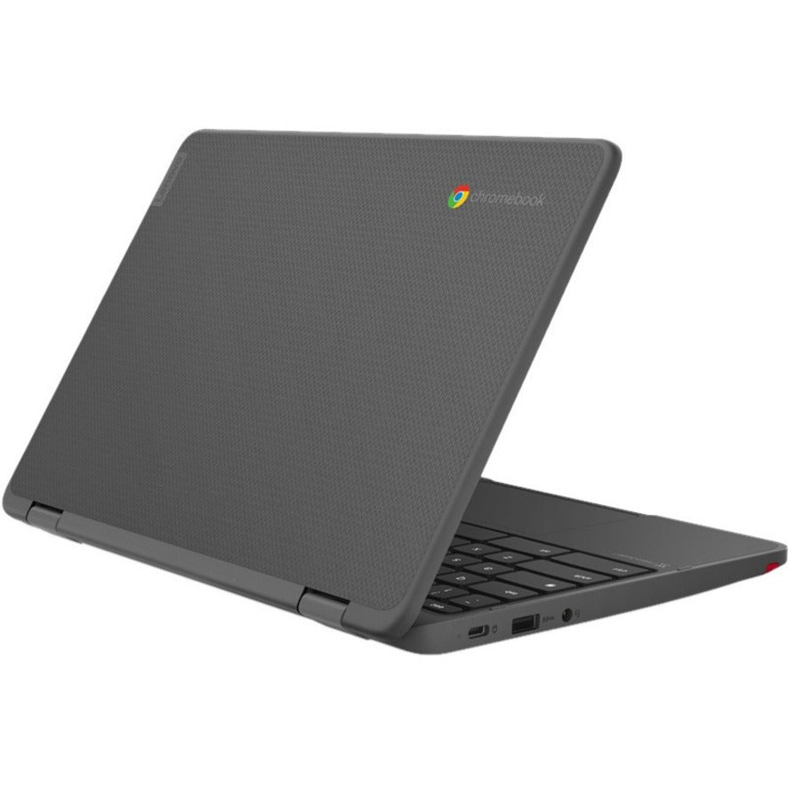 Lenovo 300e Yoga Chromebook Gen 4 82W20003US 11.6" Touchscreen Convertible 2 in 1 Chromebook - HD - Octa-core (ARM Cortex A76 + Cortex A55) - 4 GB - 32 GB Flash Memory - English Keyboard - Graphite Gray 82W20003US