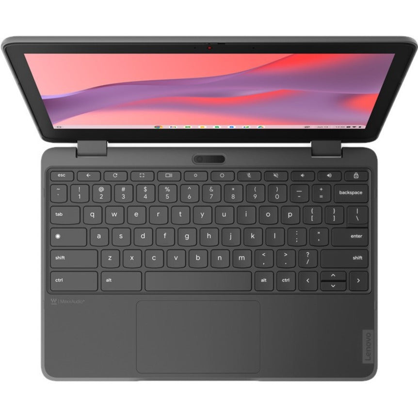 Lenovo 300e Yoga Chromebook Gen 4 82W20003US 11.6" Touchscreen Convertible 2 in 1 Chromebook - HD - Octa-core (ARM Cortex A76 + Cortex A55) - 4 GB - 32 GB Flash Memory - English Keyboard - Graphite Gray 82W20003US